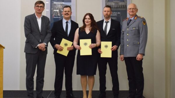 BAAINBw verleiht erneut Förderpreis für Militärgeschichte und Militärtechnikgeschichte an wissenschaftlichen Nachwuchs