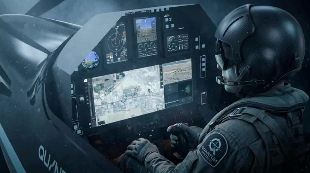 Der Blick ins Cockpit – inklusive Pilot.