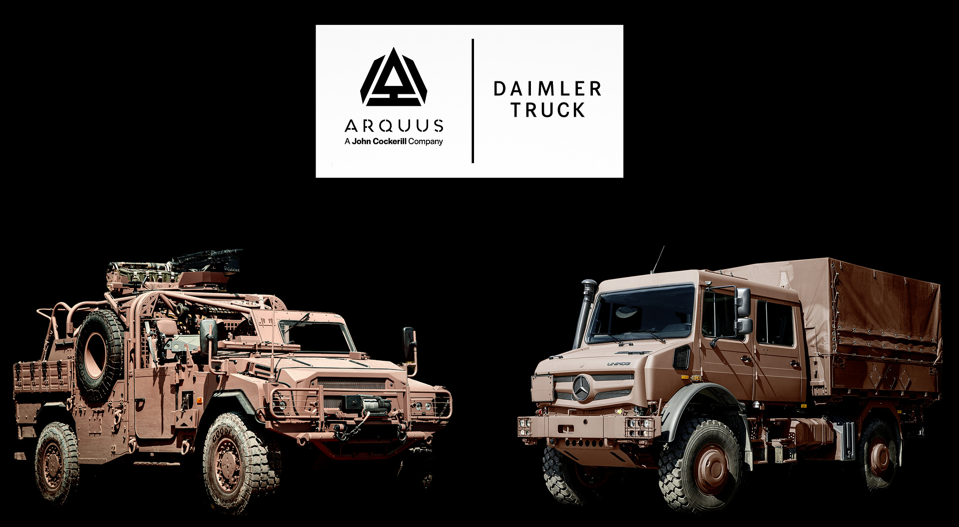 Partnerschaft zwischen ARQUUS und Daimler Truck.