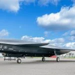 Unbemannter Begleiter für bemannte Kampfflugzeuge - Wingman von Airbus auf der ILA 2024. In diesem Jahr sind Drohnen ein zentrales Thema der Messe.