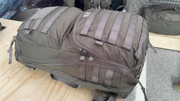 Der flexiblen Combat-Rucksack von Snigel.