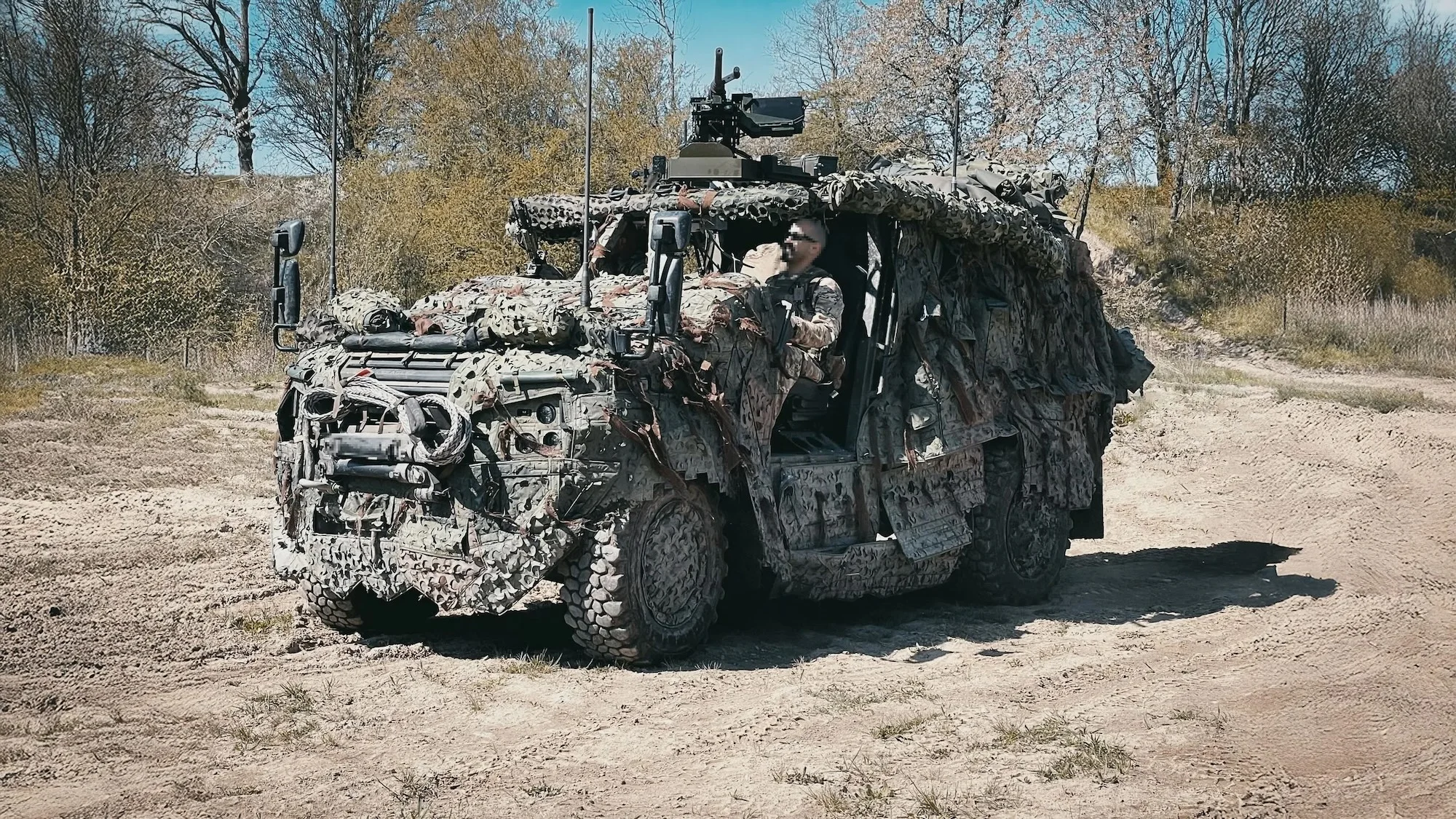 Der EAGLE 4x4 Open Recce Camo Netting.