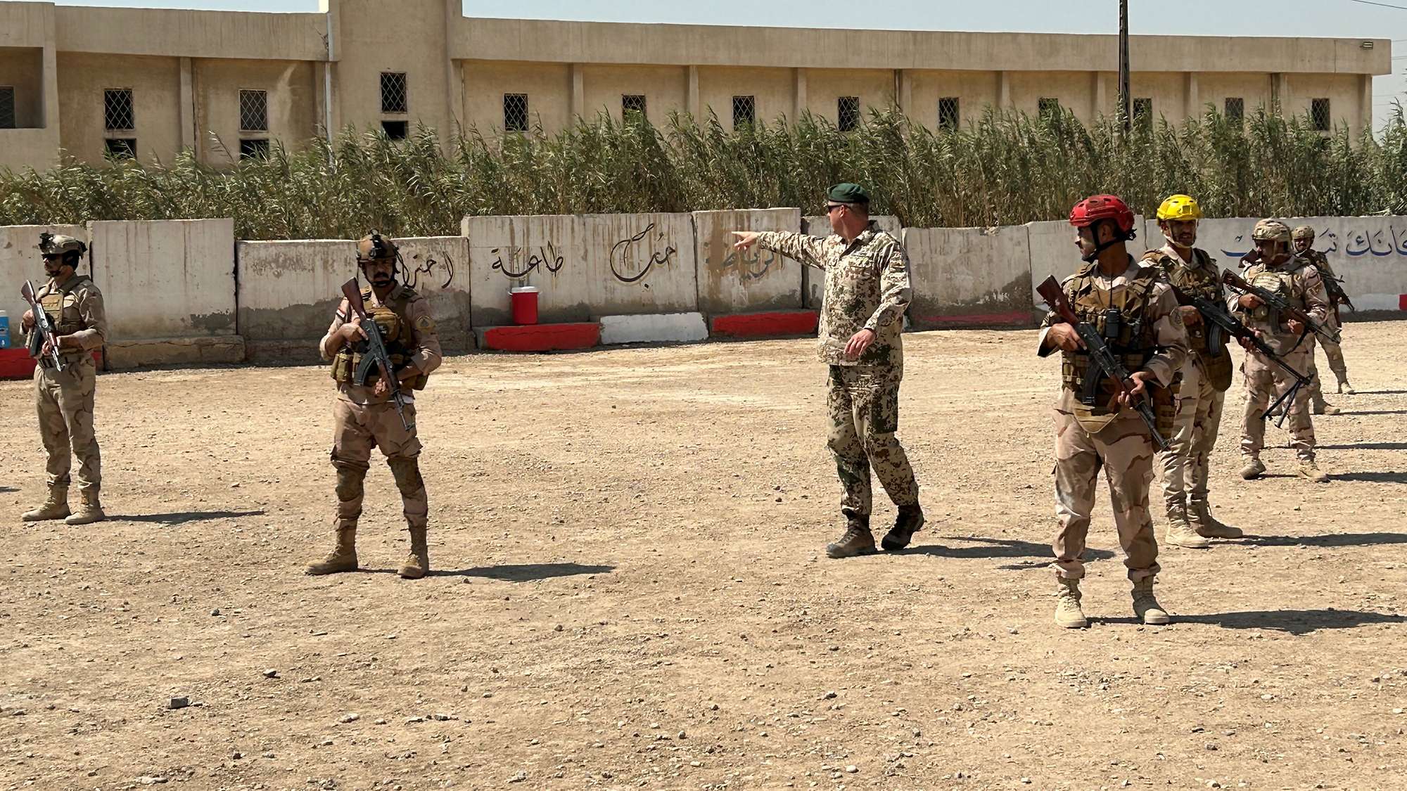 Mitten im Geschehen: Brigadegeneral Andreas Kühne (heute Kommandeur KSK) bildete im Rahmen der NATO Mission Iraq irakische Soldatinnen und Soldaten aus. (Foto von 2024)