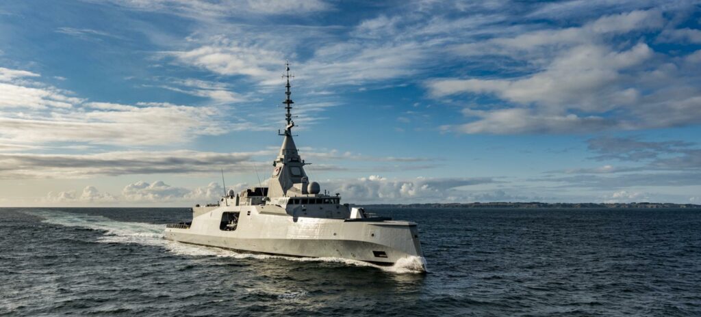 Frankreich hat seit gestern eine neue Fregatte: die Amiral Ronarc’h.