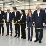 Einweihung der neuen Produktionsstätte von Elbit Systems und TKMS für Unterwasser-GFK-Komponenten für U-Boote in Israel.