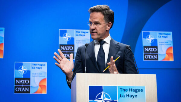 NATO-Gipfel: Presseerklärung von NATO-Generalsekretär Mark Rutte vor dem Gipfeltreffen in Den Haag.