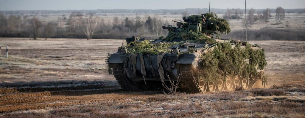 Die Ukraine erhält weitere 20 Schützenpanzer Marder 1A3.