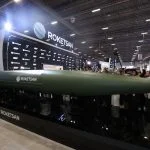 Vorstellung der türkischen Hyperschallrakete Tayfun Block 4 von Roketsan auf der IDEF.