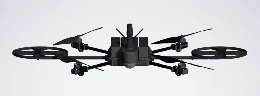 Die Minendetektionsdrohne ST1 von Ailand Systems.