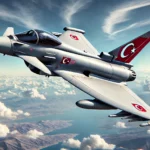 Eurofighter für die Türkei: Eine KI-Illustration zeigt türkische Symbolik auf einem Eurofighter.