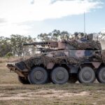 Er ist fertig, zertifiziert und fährt: Bei der Übung Talisman Sabre nutzen die australischen Streitkräfte im vergangenen Jahr das Gefechtsfahrzeug CRV Boxer, den zukünftigen deutschen Schweren Waffenträger Infanterie.